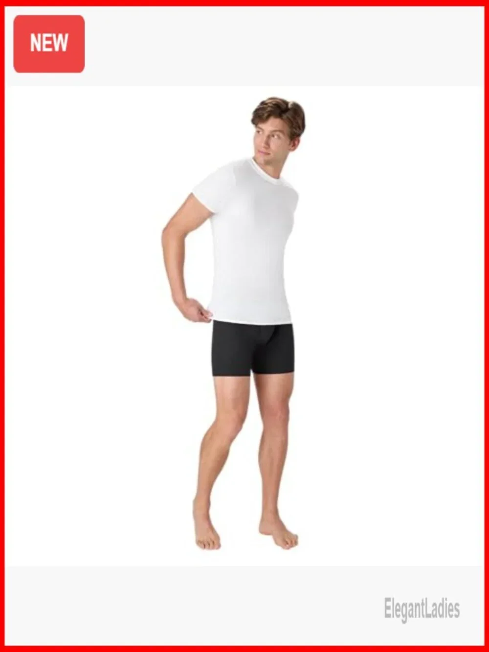 Slim Fit Moisture Wicking Undershirts 4-Pack Crewneck Tees